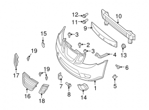 2006 Saab 9-2X Body and Bumper Components