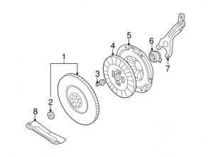 2005 Saab 9-2X Clutch and Flywheel