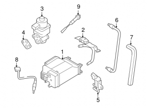 2006 Saab 9-2x Emission Components