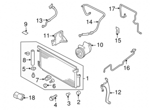 2006 Saab 9-2X Temperature Control COmponents